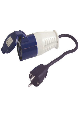 ADAPTATEUR POUR PRISE CARAVANE 16A FICHE FEMELLE