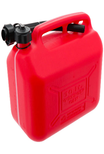 JERRICAN PLASTIQUE 10L, AVEC BEC VERSEUR