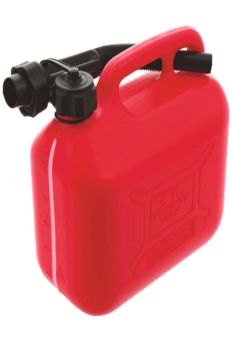JERRICAN PLASTIQUE 5L, AVEC BEC VERSEUR