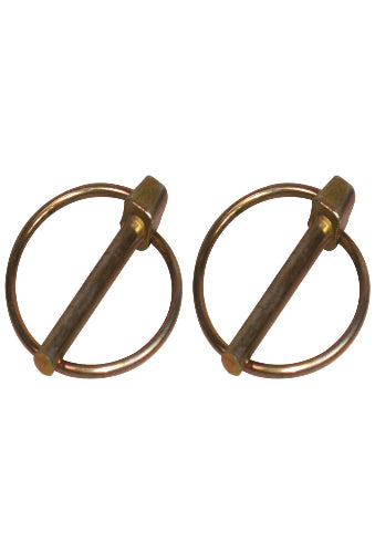 LOT 2 GOUPILLES CLIPS, TIGE: DIAM 6MM LG 45MM